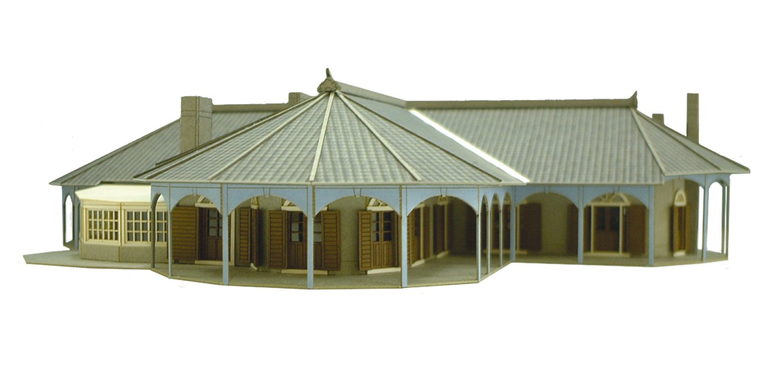 [Miniatuart] European-style Building Series : Nagasaki Glover House (Unassembled Kit)