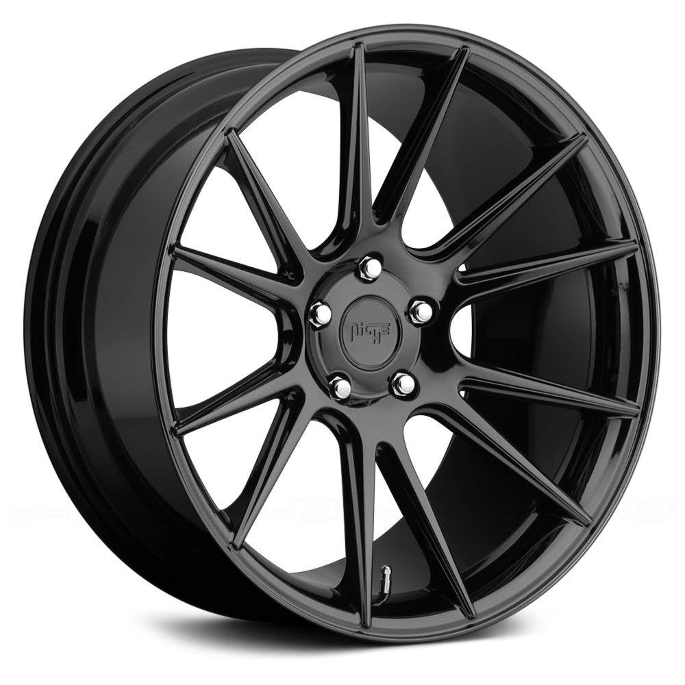 20x10 NICHE Vicenza M152 Gloss Black Wheels 5x4.5 Bolt Pattern with +40 Offset