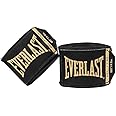 Everlast Elite 180” Hand Wraps – Breathable Nylon-Polyester, Hook & Loop Closure, Wrist & Knuckle Protection, Compact Size, W