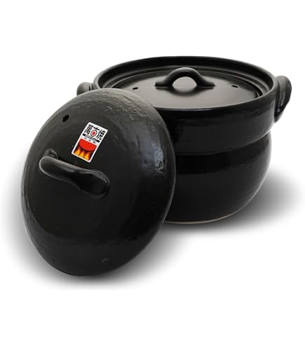 Amazon.com: HARIO GNR-200-B-W Rice Pot with Glass Lid, 2-3 Cups