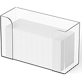 Acrylic Clear Paper Towel Dispenser Countertop,11″ Long Multifold Paper Towel Dispenser and Napkin Dispenser for Bathroom,Suitable for Z-fold,Folded,Trifold,C fold and Tri Fold Paper Towels Holder