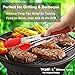 Walfos Heat Resistant Cooking Tongs with Silicone Tip, Premium Sturdy 12-inch ，9-inch and 7-inch Thick Stainless-Steel Locking Kitchen Tongs for Cooking, Barbecue, Salad, Grilling, Frying, Set of 3