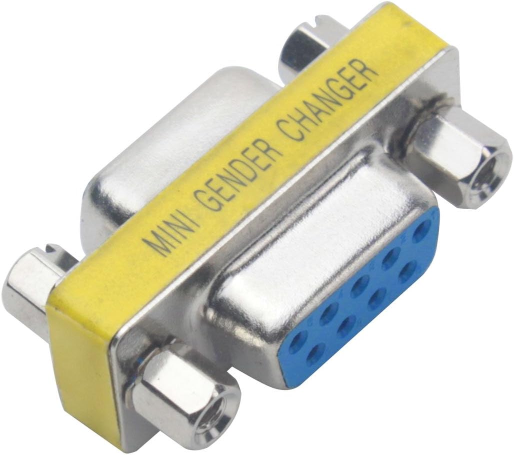 DB9 Female/Female Mini Gender Changer Coupler Buy DB9 Female/Female
