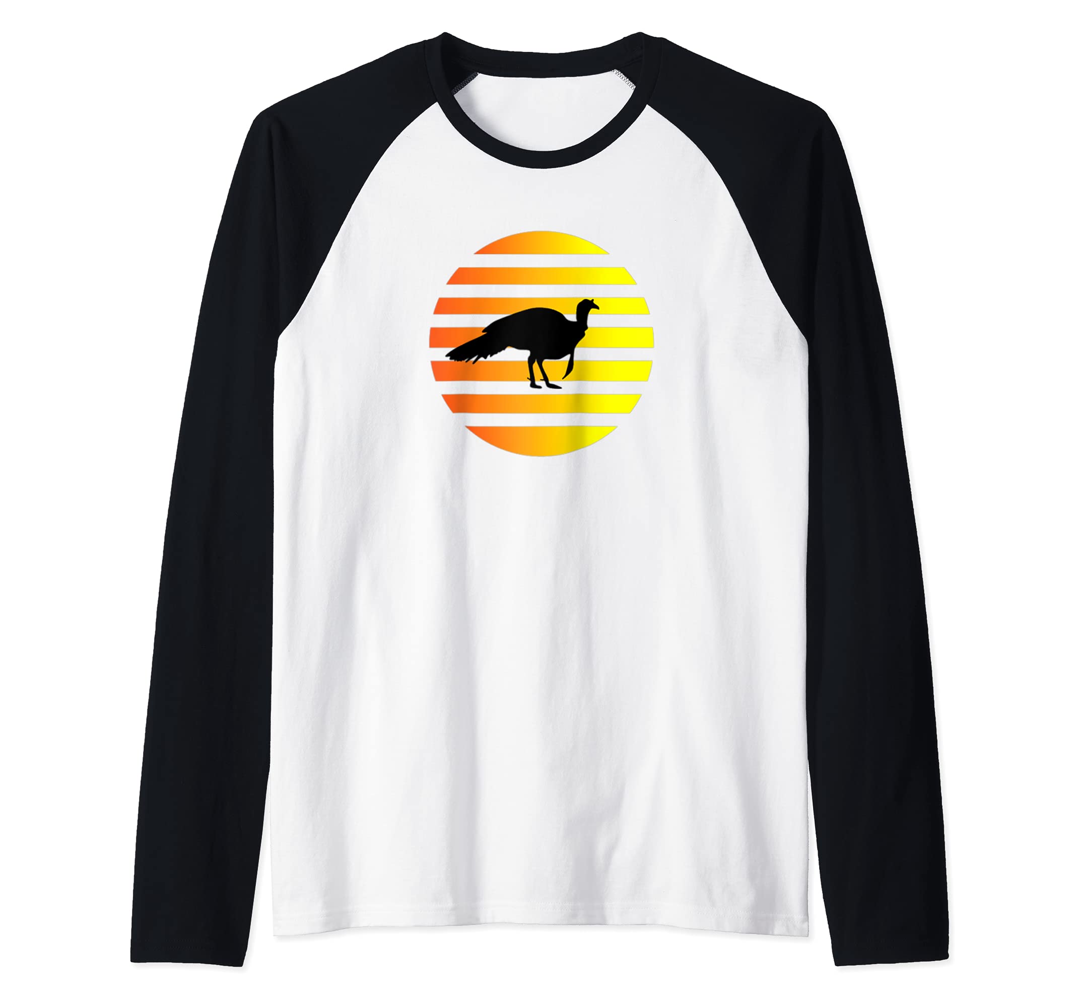 Turkey into the Sun Raglan Baseball Tee
