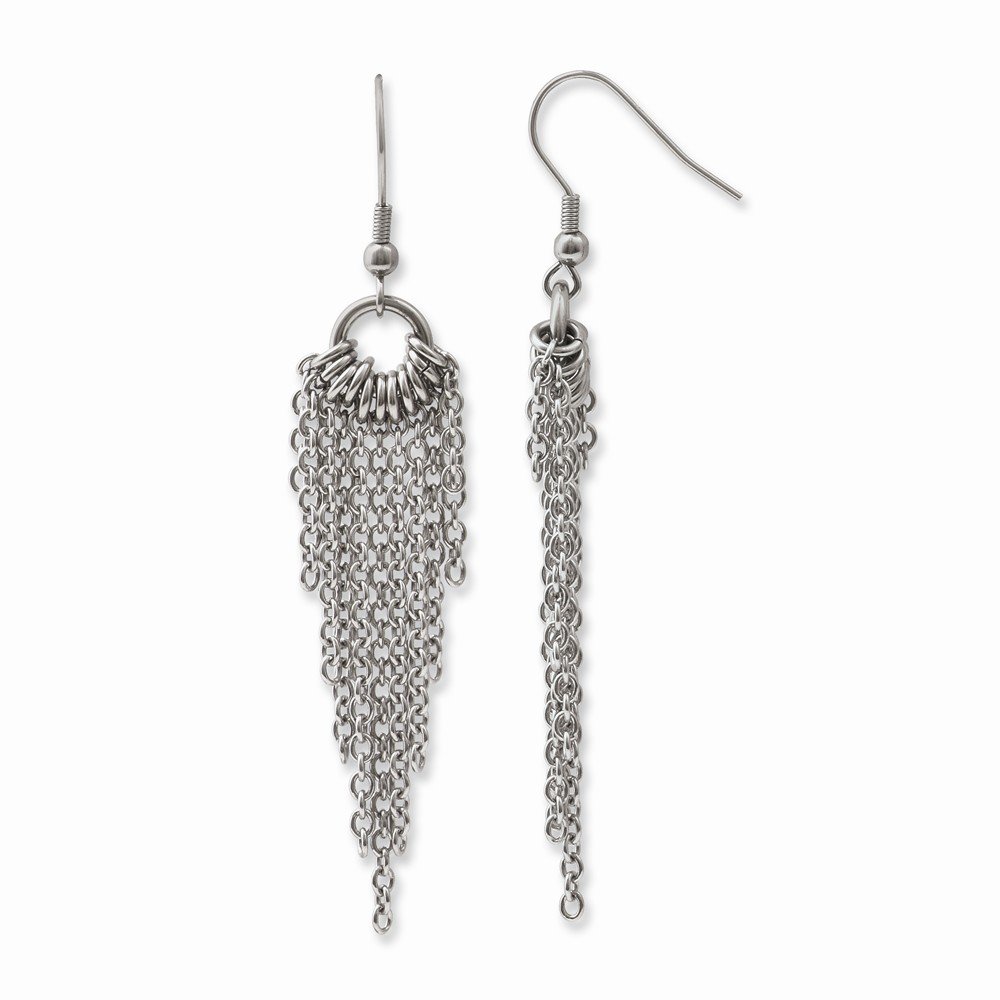 Amazon.com: Stainless Steel Dangle Earrings: Jewelry