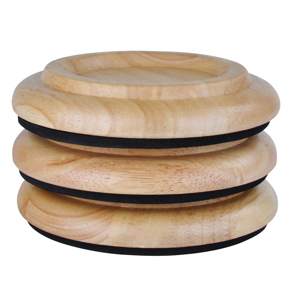 KingPoint Hardwood Grand Piano Caster Cups 6 Colors Set of 3 Furniture Leg Pads Protection