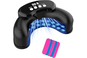 KLEKNI Nail Fungus Laser Treatment LED Light Device- Nail Fungus Light for Damaged Discolored Thick Toenails & Fingernails