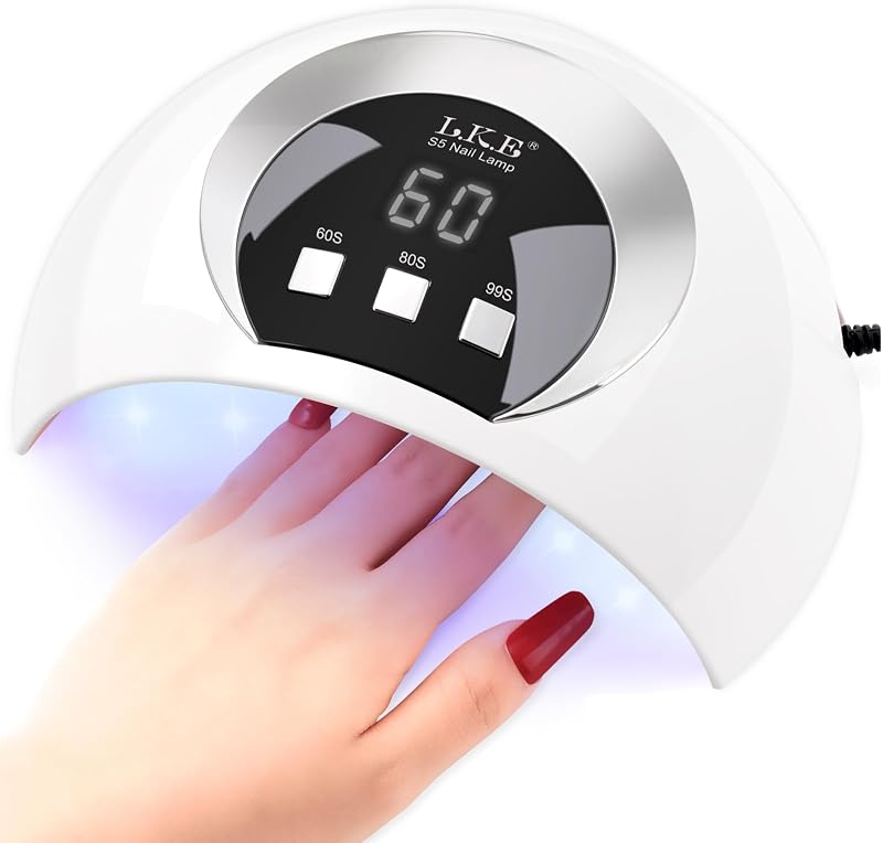 Kisspet 54W UV LED Nail Lamp Dryer 3 Timer Auto Sensor LCD USB Gel Nails