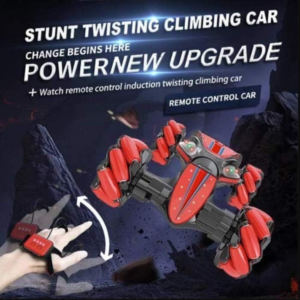 DiKoMo Christmas Limited TIME Offer-Gesture Control - Double-Sided Stunt CAR (Blue)