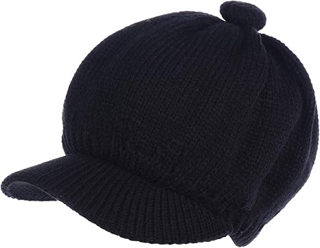 knit cabbie hat