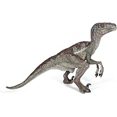 Papo Velociraptor Dinosaur Figurine, Cretaceous Collection, Kids Ages 3+ | Educational play about a fast and agile predator | 9.8 x 7 x 9.5 cm | hand-painted | a great gift idea for girls and boys