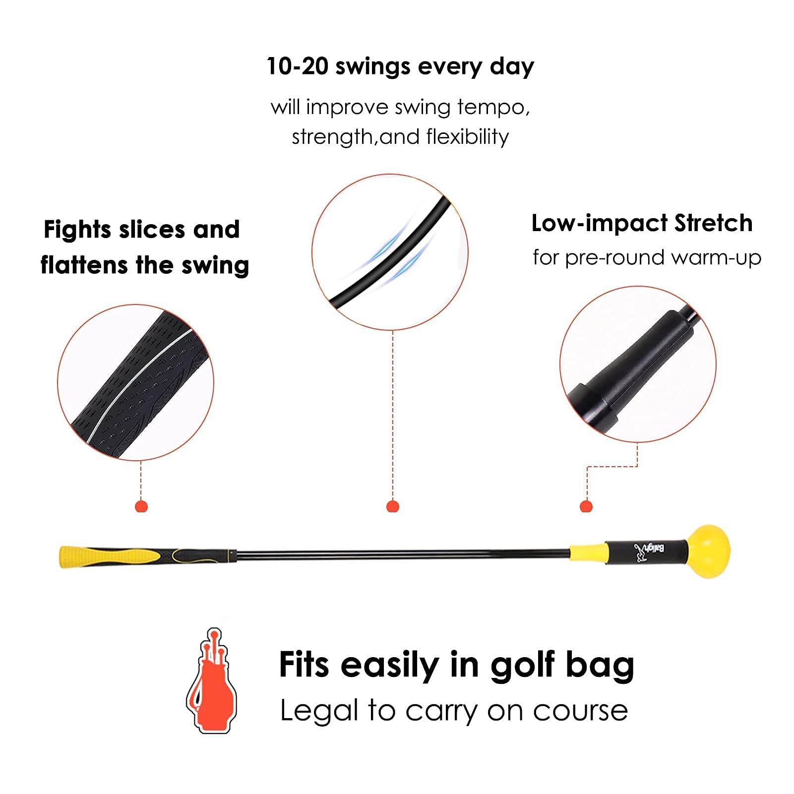 Golf Swing Trainer Aid 48