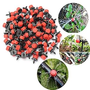 ysister 200 Piezas Riego por Goteo 8 Hole Red Ajardinamiento por Goteo