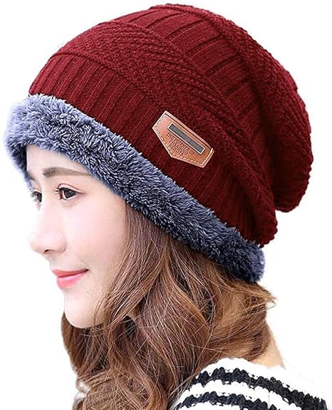woolen girls cap