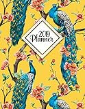 2019 Planner: Watercolor peacock cherry floral 2019 planner organizer with weekly views, to-do lists, inspirational quotes, funny holidays and much more. by 