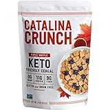 Catalina Crunch Maple Waffle Keto Cereal (9oz Bags) | Low Carb, Sugar Free, Gluten Free, Grain Free | Keto Snacks, Vegan, Pla