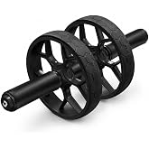 VINSGUIR Ab Roller Wheel for Beginners to Pros, Ab Roller with Adjustable &amp; Detachable Resistance Band, Core Workout Equipment for Home Gym, Abdominal Wheel with Exercise Guide and Knee Pad, Men Women