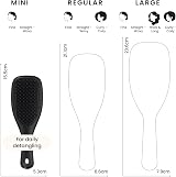 Tangle Teezer Mini Ultimate Detangler Black - Wet & Dry Hair Brush view 3