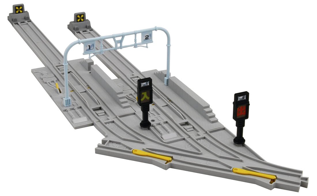 プラレール J-24 車両基地 (直線レール(グレー)2本・車止め(グレー)2個付)商品画像