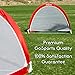 GoSports Foldable Pop Up Soccer Goal Nets, Set of 2, With Agility Training Cones and Portable Carrying Case for Kids & Adults (Choose from 2.5', 4' and 6' sizes)