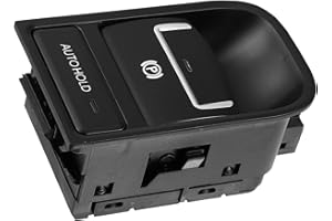 ACROPIX Hand Brake Button Parking Switch Electric Handbrake Switch for Volkswagen Tiguan 2009-2018 5N0927225A - Pack of 1 Bla