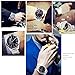 HEOJEO Wrist Watch for Men Analog Display Black Dial Self Wind Movement Gentlemen Dseign Watch Blue Sub Dial
