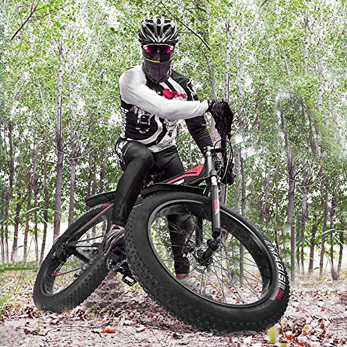 17 Inch Mens Downhill Bike Fat Tire Mens Mountain Bike, 17-Inch