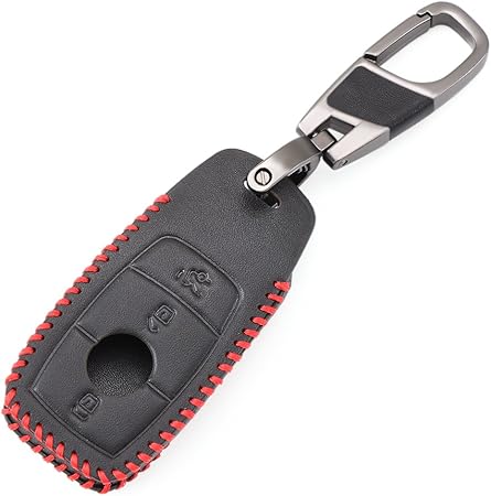 Amazon Co Jp レザー 三つボタン リモコンキー カバー キーケース 対応 メルセデスベンツ Eクラス Mercedes Benz W213 E Class E0 00 50 車 バイク