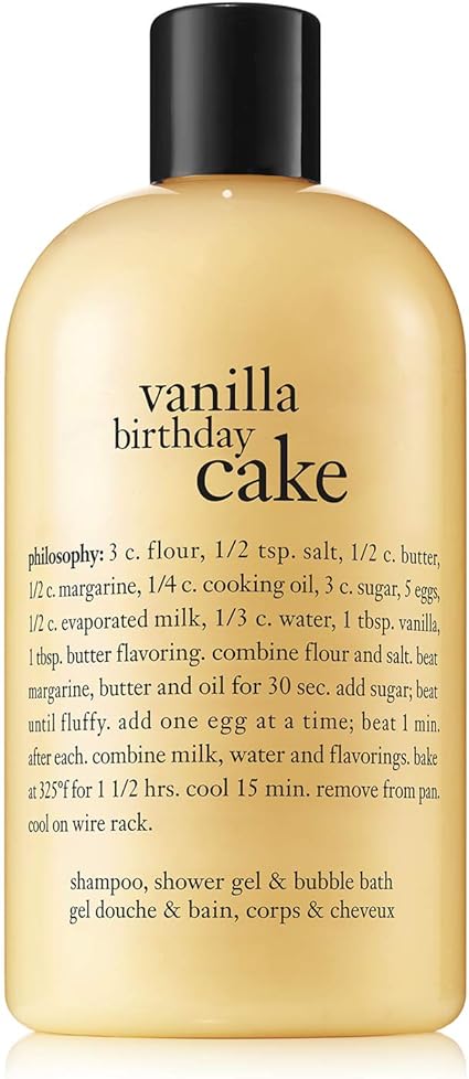 vanilla birthday cake shampoo