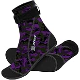 XUKER Neoprene Water Socks, Winter Fleece-Lined Warm Wetsuit Winter Socks for Scuba Diving Snorkeling Surfing