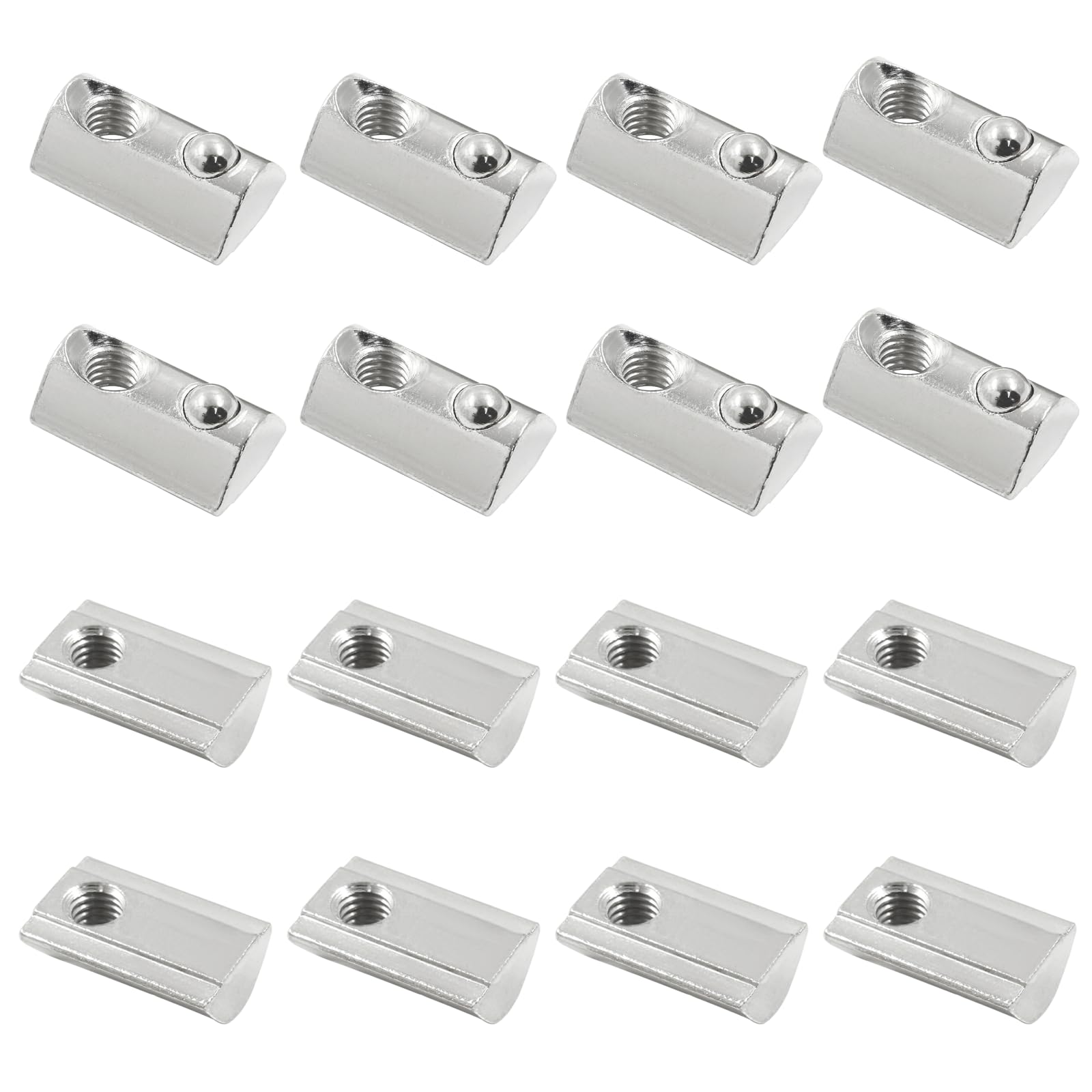 Kyuionty 30 Pcs 4040 Series M6 Half Round Roll in