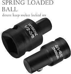 WYBENZ 6PCS Impact Socket Adapter and Reducer