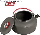 REDCAMP 0.8L Folding Camping Kettle with Bag Lightweight 0.8L view 7