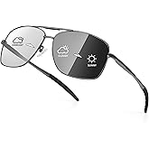 Peekaco Aviator Sunglasses for Womens Men UV Protection Polarized Pilot Style Durable Metal Frame with Spring Hinges