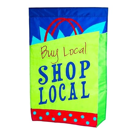 Buy Local Shop Local Applique House Flag Amazon In Garden Outdoors