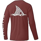 Palmyth Fishing Shirts for Men Sun Protection Long Sleeve T Shirt UPF 50+ Quick Dry Tee