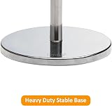 Crystals Freestanding Toilet Roll Holder 2 in 1 Stainless Steel Silver view 7