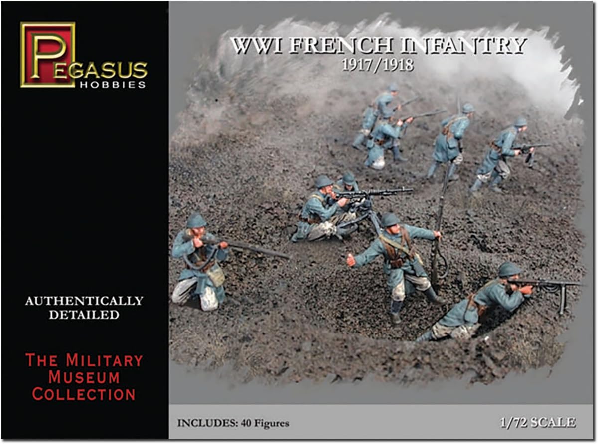 Pegasus PG7199 1/72 WW I French Infantry Figures