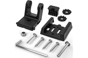 ANCOKKI XNT Transducer Mount, 7400931 Transducer Bracket for MHX XNT Model Transducer Mounting Plate, Fish Finder Mount & Transom Mounting Hardware Kit for XHS Model Transducers