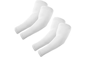 ROXUN Plus Size Arm Sleeves, UV Sun Protection Cooling Sports Arm Cover Compression for Men/Women