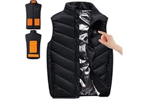 SICHUNL Kids Winter Heated Vest Windproof Lightweight Jacket for Boys Girls Winter Gift(Battery NOT Included)