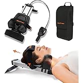 iSTIM WeTrac Cervical Neck Traction Device, Relaxer and Stretcher, Pain Relief for Spinal Decompression, Relieving Pinched Nerves, and Cervical Pain, Home Use, with Travel Bag