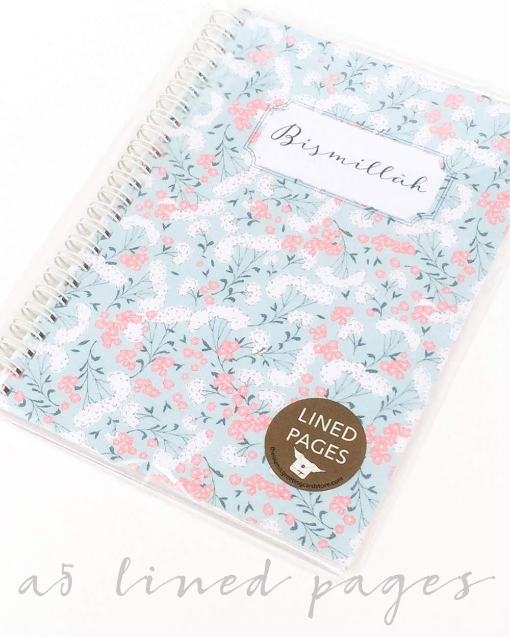 Islamic Notebook Planner Journal Pad 'Bismillah' |Muslim Eid Ramadan umrah Gift A5 Lined paged Book