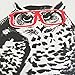 Hipster Owl Art Print Book Lover Literature Nerd Red Glasses Animal Poster Harry Potter Inspired Home Decor 8 x 10 inches