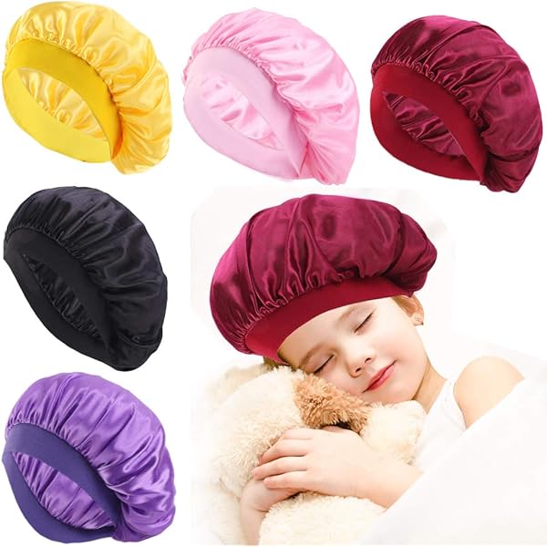 baby silk hair bonnet
