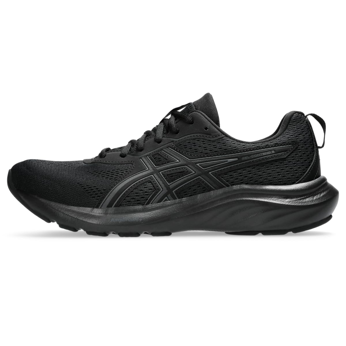 Photo 1 of ASICS Men's Gel-Contend 9 Running Shoes, 7.5, Black/Graphite Grey