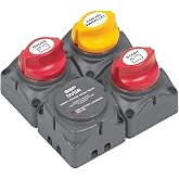 BEP 716-SQ-140A-DVSR Square Battery Distribution Cluster for Single Engine with Two Battery Banks