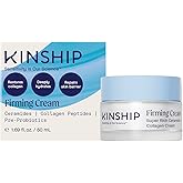 Kinship Super Rich Collagen + Ceramide Firming Cream | Anti Aging, Hydrating Face Moisturizer for Sensitive Skin | Wrinkle Cream - Smooth Fine Lines | Synthetic Fragrance-Free | Derm Approved, (1.7oz)