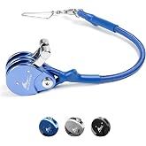 BLUEWING Blue Water Outrigger Line Locks Pulley for Offshore Fishing | Aluminium Alloy Outrigger Halyard Locks Outrigger Pulleys Single / Double / Triple