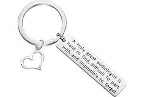 CHOORO Audiology Audiologist Gift A Truly Great Audiologist is Hard to Find Keychain Audiology Gift